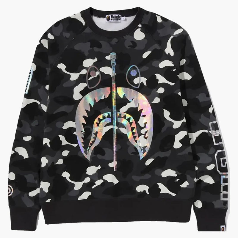 Bape City Camo Shark Crewneck (SS24) Černá