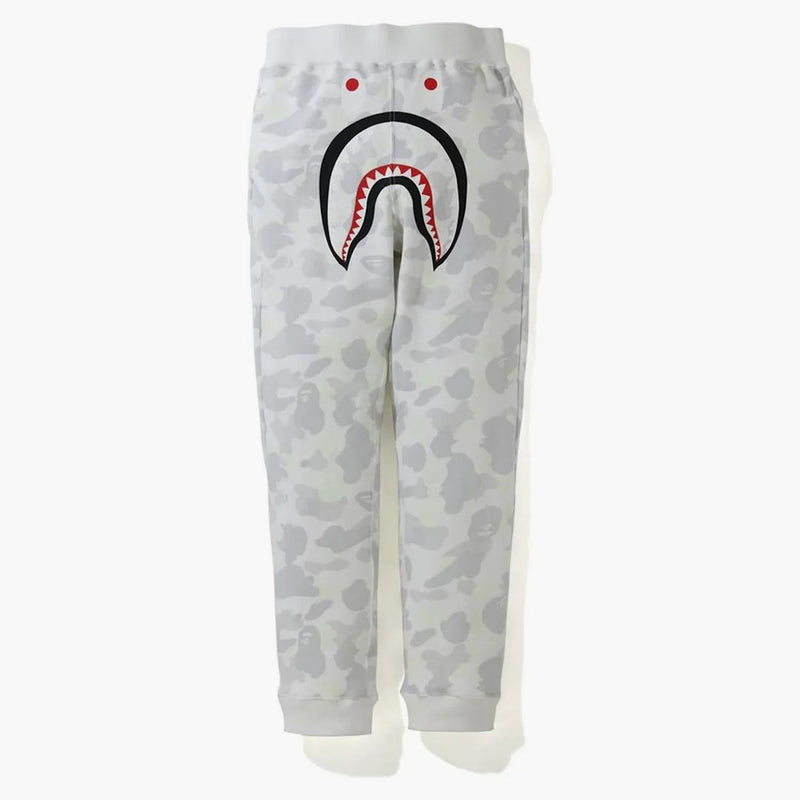 Bape City Camo Shark Slim Sweatpants White