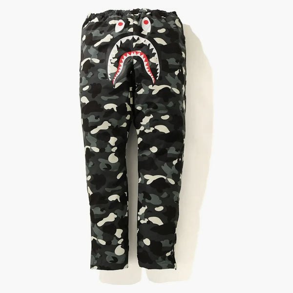 Bape City Camo Shark Track Pants Black