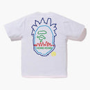 Bape City Hong Kong Outline Tea White