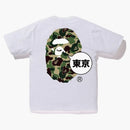 Bape City Tokyo Big Ape Head Tea White