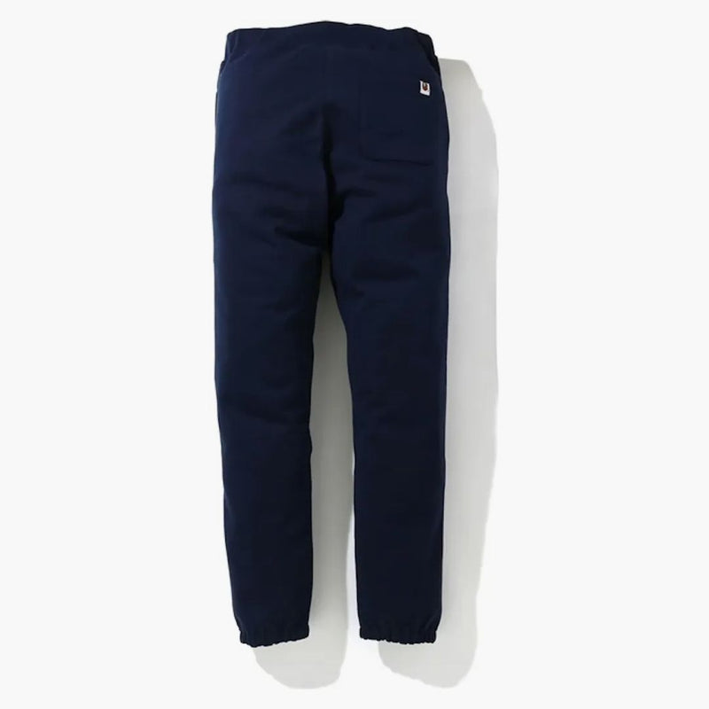 BAPE Classic College Slim Slim Sweat Pants Navy