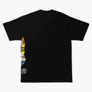 Bape Classic Logo Side Big Ape Head Tee Black