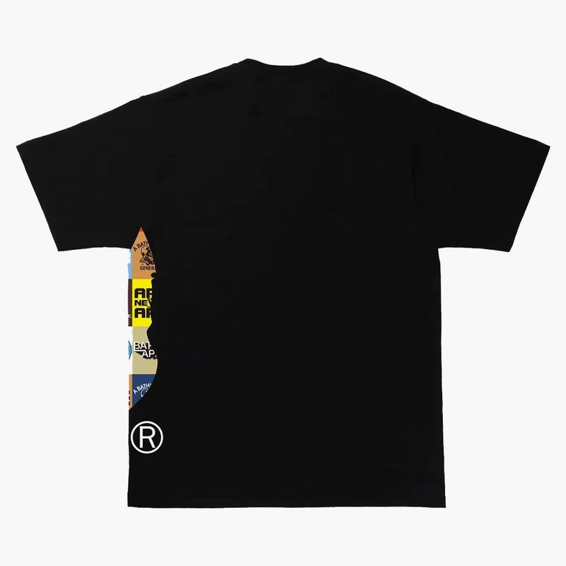 Bape Classic Logo Side Big Ape Head Tea Black
