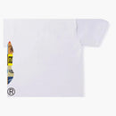 Bape Classic Logo Side Big Ape Head Tee White
