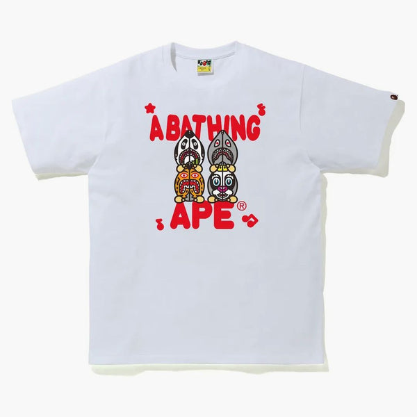 BAPE Classic Milo Shark #2 Tee White