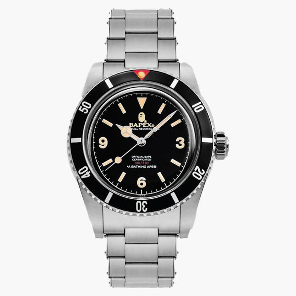 Bape Classic Type 1 Bapex Watch (ss21) Silver