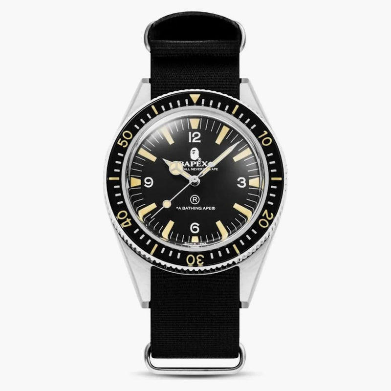 Bape Classic Type 1 Bapex Watch Black