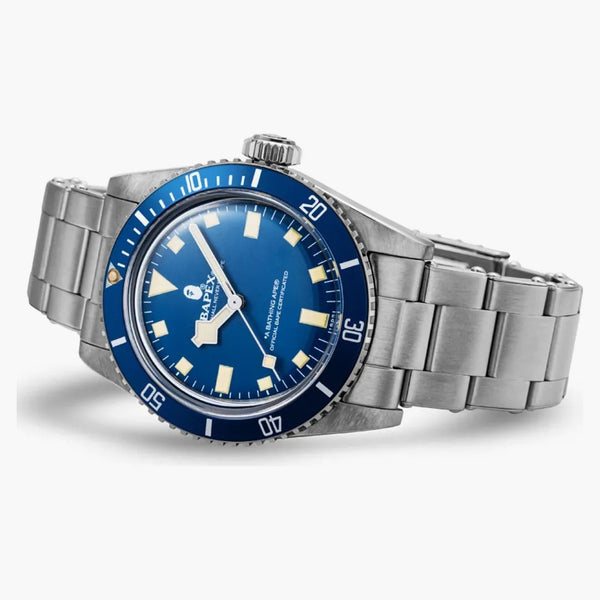 Bape Classic Type 1 Bapex Watch Blue