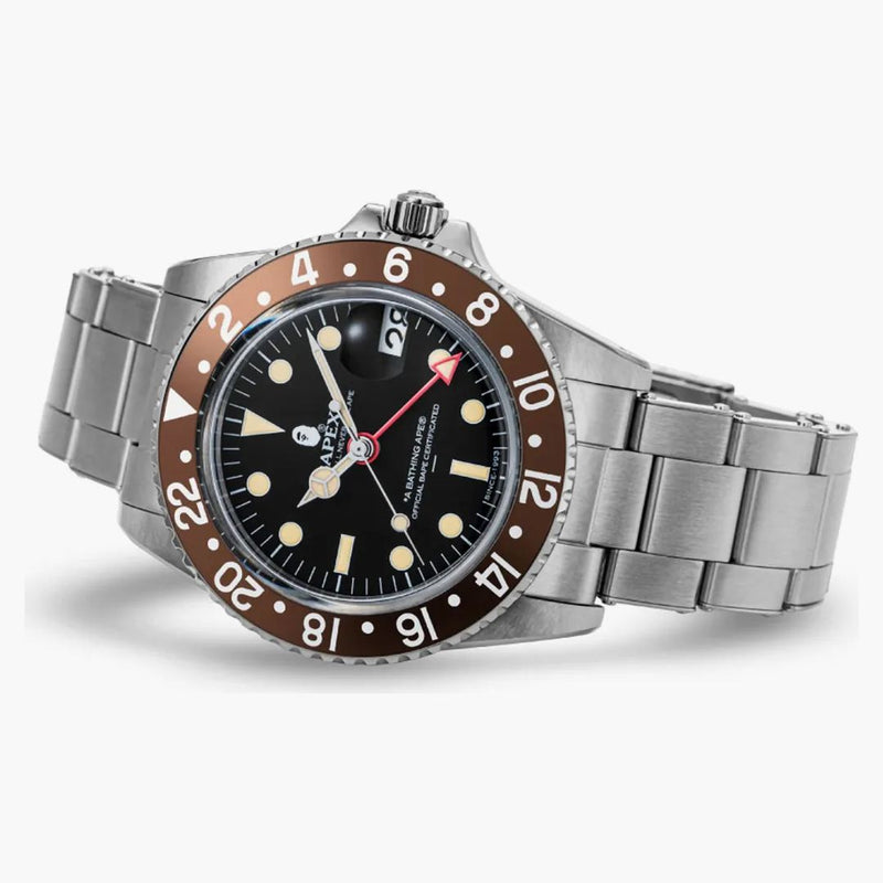 Bape Classic Type 2 Bapex Watch Brown