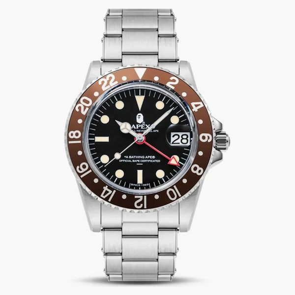 Bape Classic Type 2 Bapex Watch Brown