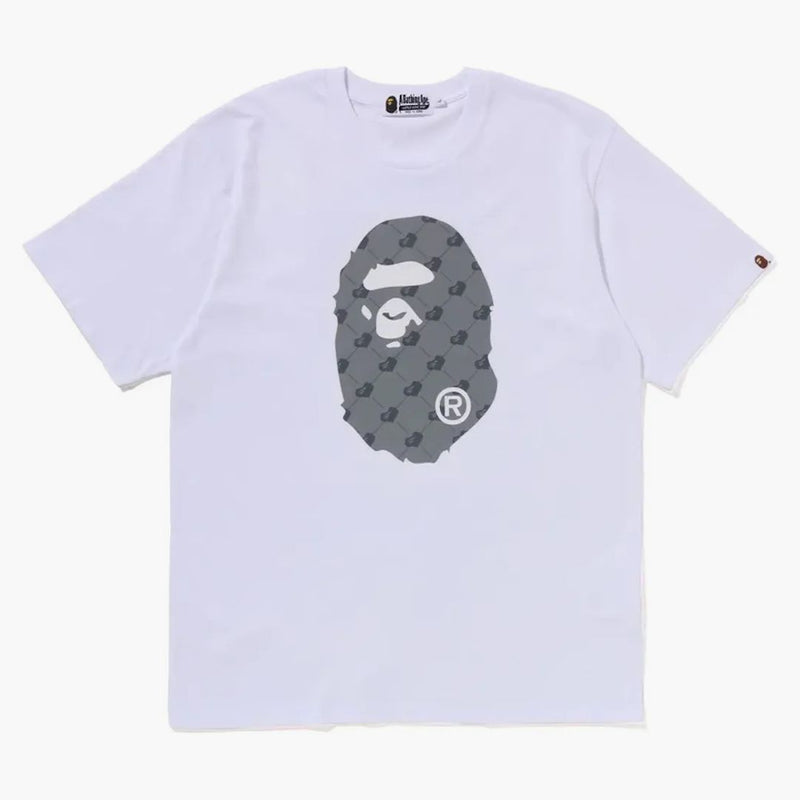 Bape Cloud Head Monogram Big Ape Head Tee White