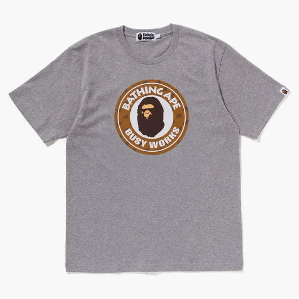 Bape Cloud Head Monogram occupato funziona il tè grigio