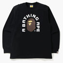 Bape College 2020 L/s Tee Black