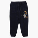 Bape College Badges Sweatpants Navy