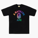 Bape College Gradation Bapec Tee Black