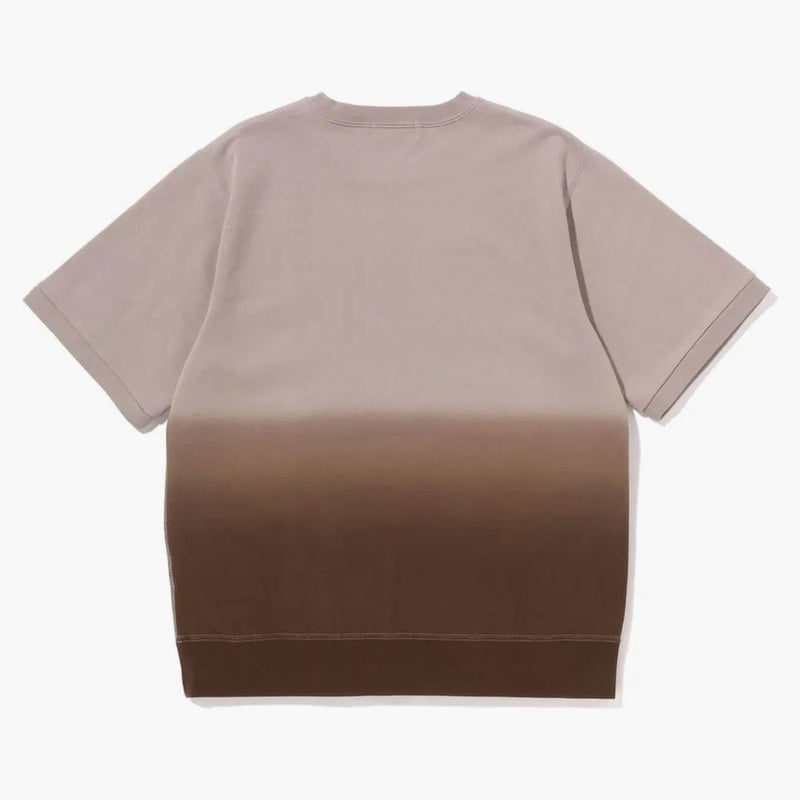 Bape College Gradation S/S Sweat Crewneck Brown