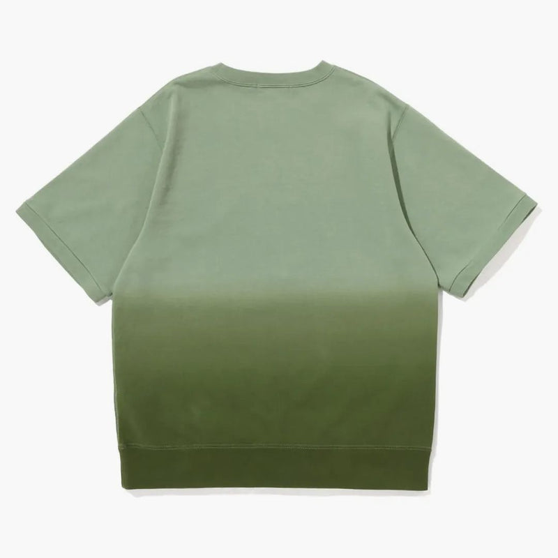 Bape College Gradation S/S Sweat Crewneck Green