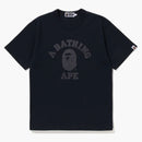 Bape College Heavy Weight Tea Navy