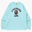BAPE COLLEGE L/S TEA (SS22) SAX