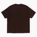 Logo Bape College Relaxaded Fit Tee Brown