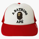 Bape College Mesh Cap Red