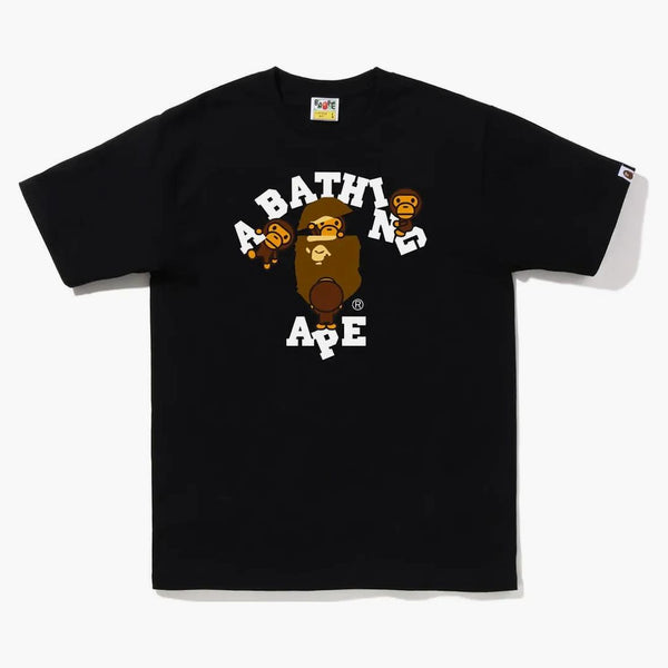 Bape College Milo Tea (FW22) Black