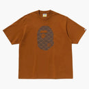 Bape College Monogram Ape Head Relaxed Fit Tea Beige