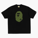 Bape College Monogram Ape Head Relaxed Fit Tee Black