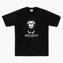 Bape College Monogram Baby Milo tè nero/nero