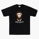 Bape College Monogram Baby Milo Tee Black/brown