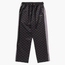 Bape College Monogram Relaxed Fit Pants Black