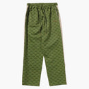 Bape College Monogram Relaxed Fit Pants Olivedrab