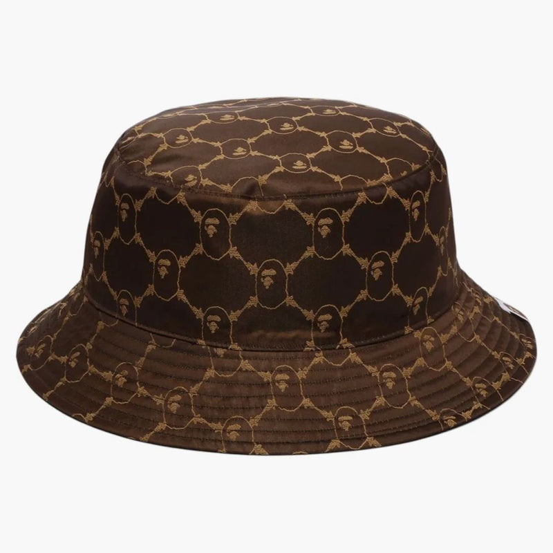 BAPE College Monogram reversibelt spänne har brunt