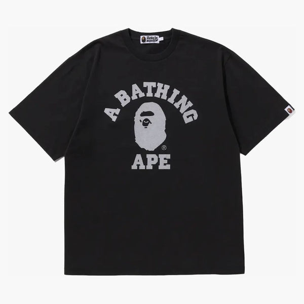 Bape College Overdye Tee Black