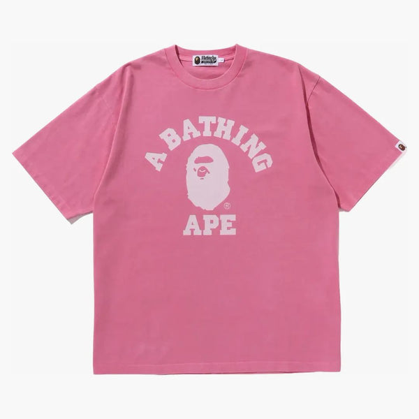 Bape College Overdye Tea Pink