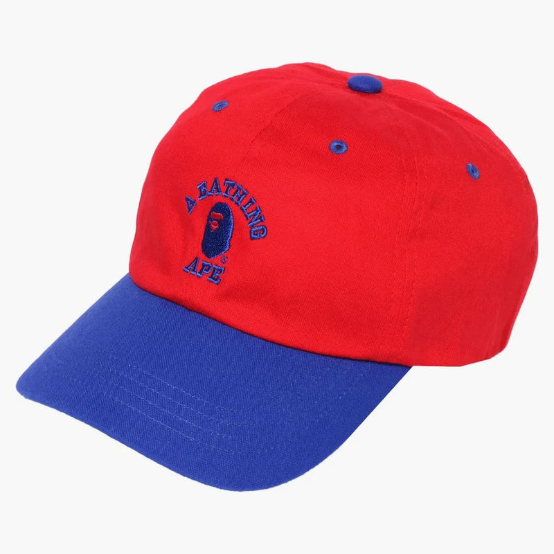 Bape College Panel Cap (SS22) Red