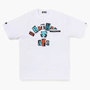 Bape College Pocket Tee White