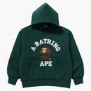 Bape College Puffy Relaxed Fit Pullover Hoodie Green