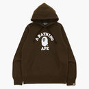 BAPE College Sweater Hoodie Brown