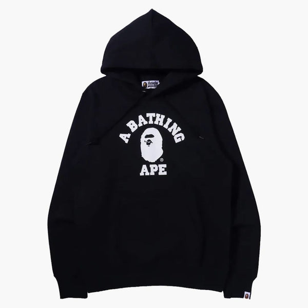 Bape College Pullover Hoodie (FW21) Black