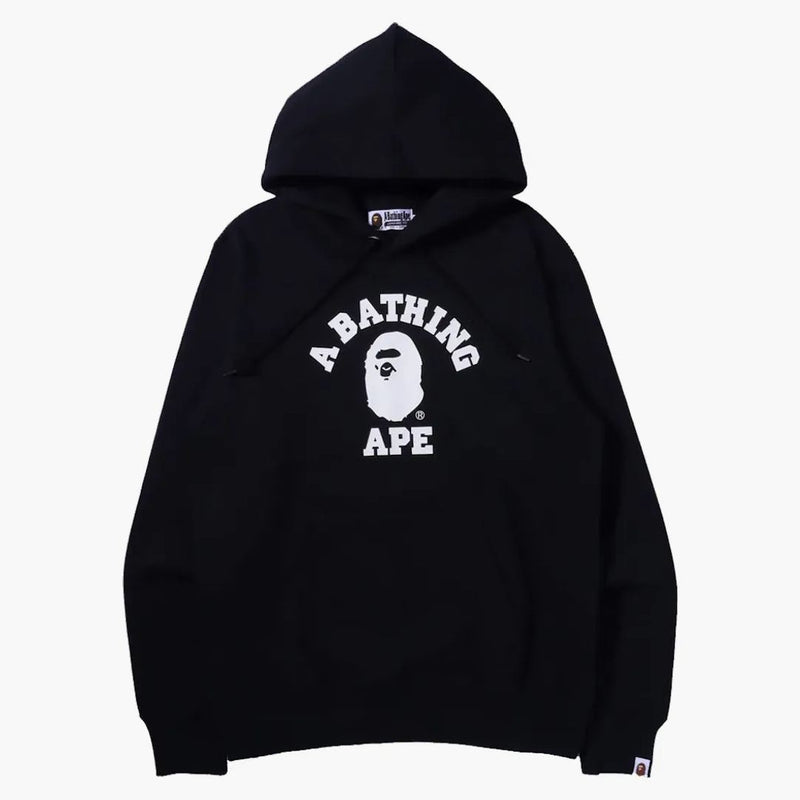 Bape College Pullover Hoodie (FW21) Black