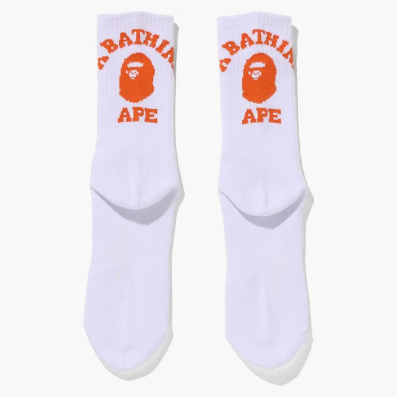 Bape College Socks (FW21) Orange
