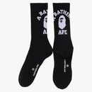 Bape College Socks (ss25) Black
