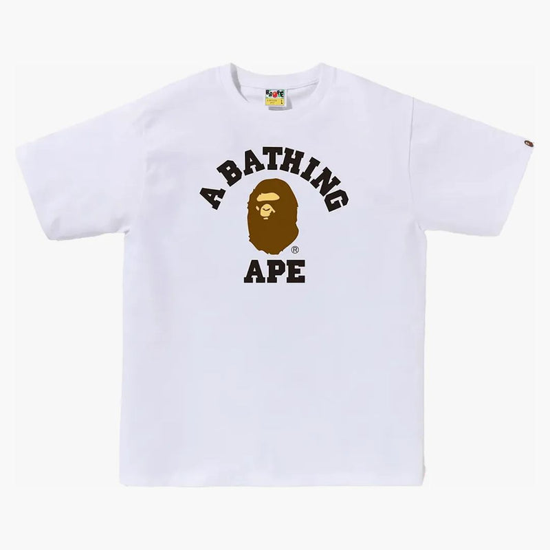 Bape College Tea (SS24) bílá
