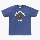 Bape College Tee (ss25) Navy