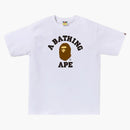 Bape College Tee (ss25) White