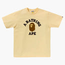 Bape College Tee (ss25) Yellow