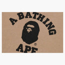 Bape College Waffle Crewneck Sweater Beige