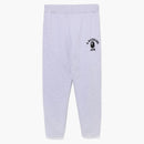 Bape College Wide Fit Sweat Pants Light Grey